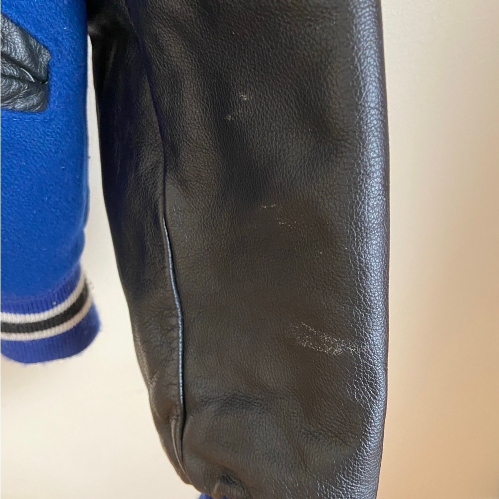 Vintage Y2K Leather Varsity Jacket 2004 - Small - Picture 6 of 14